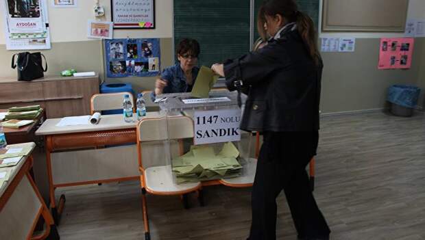 Голосование на референдуме в Турции. 16 апреля
