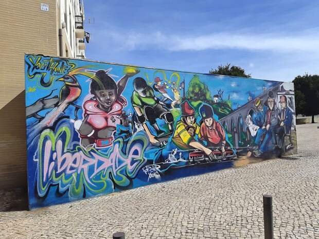 17. граффити, искусство, лиссабон, мир, португалия, творчество.город, улица