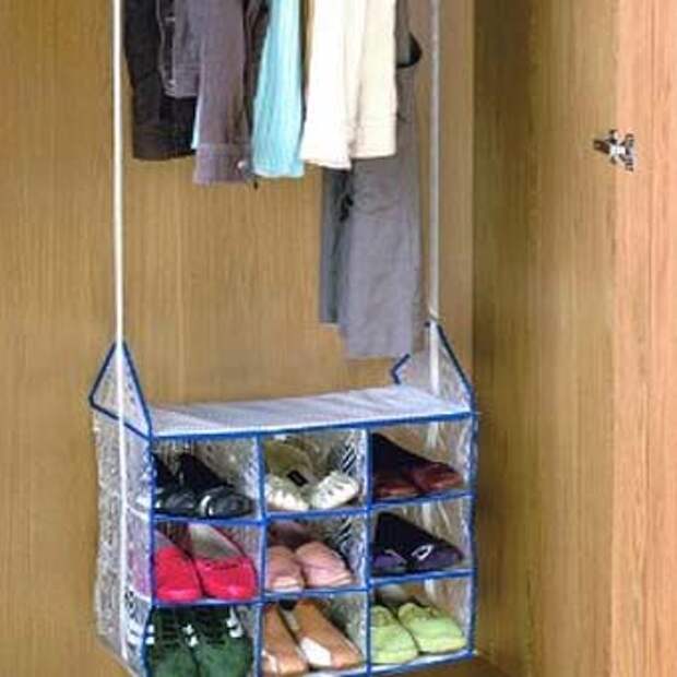 хранение обуви в шкафу
