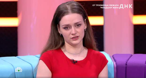 Юля плачет в студии НТВ