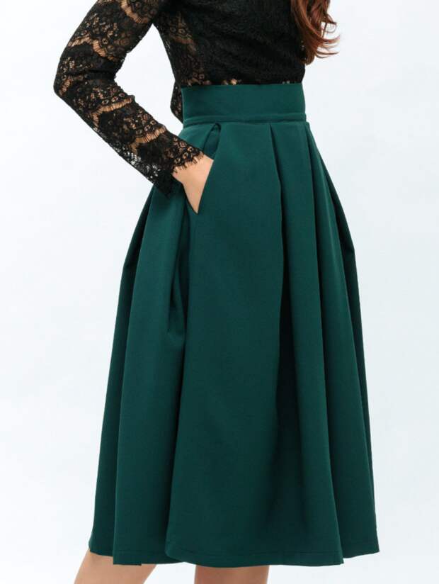 Пример юбки, который прислала автор, чтобы показать какого типа юбки и подолы платьев ей подходят.