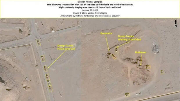 В Иране закапывают входы в тоннели на ядерных объектах, готовясь к ударам США