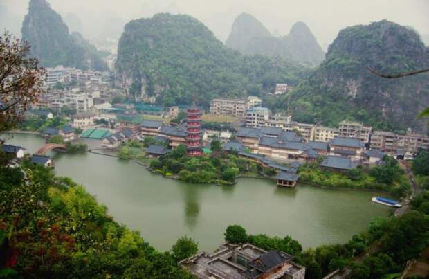 Красивые пейзажи Гуйлинь (Guilin)