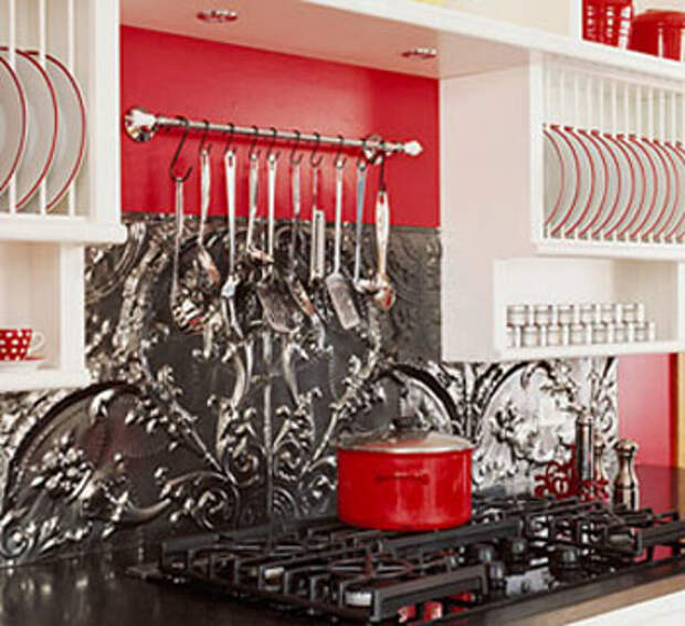 Колористика, Дизайн кухни, Цвет в интерьере, Цвет в дизайне кухни, Красный цвет в интерьере кухни