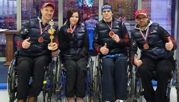 Спортсмены из Подмосковья завоевали бронзу на чемпионате России по керлингу на колясках