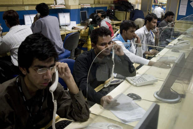 Индийские работники IT-отрасли на аутсорсе