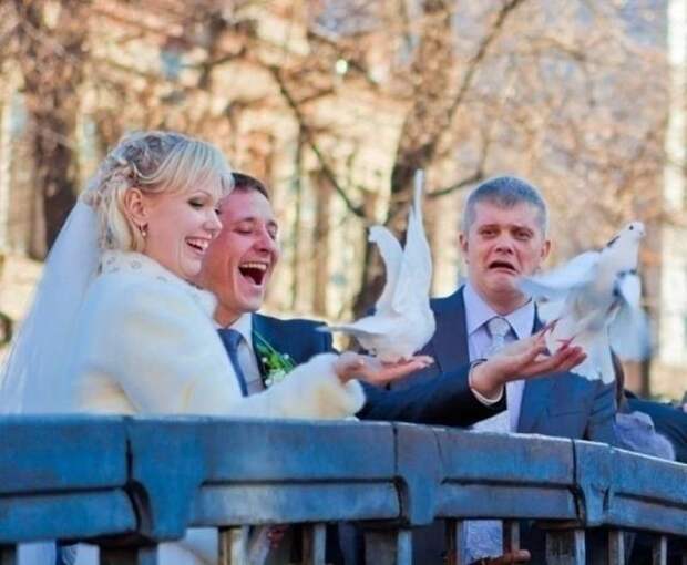 Интересные и креативные свадебные фотографии
