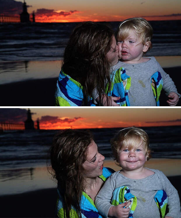 Girl At The Beach Thought My Son Was Cute. I Think He Knows What He's Doing