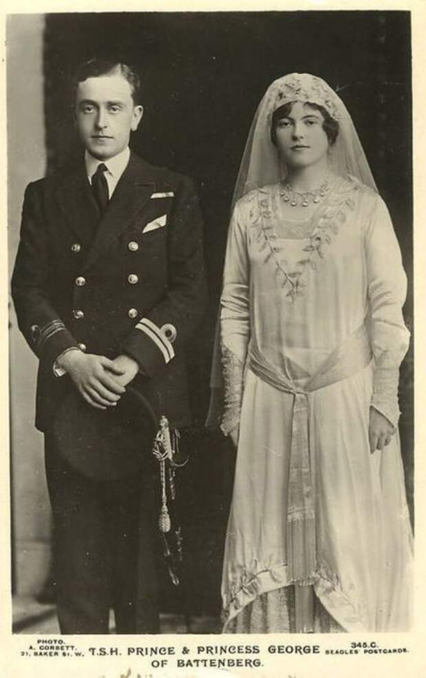Надежда де Торби и принц Джордж, 1916. (с)  eurohistory.com