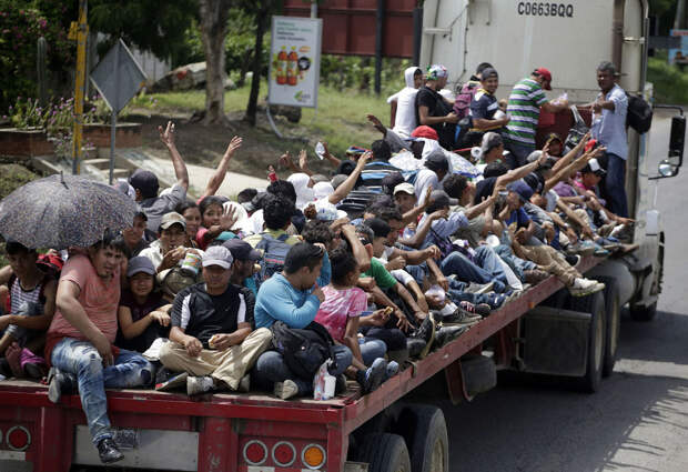 Караван мигрантов из Гондураса