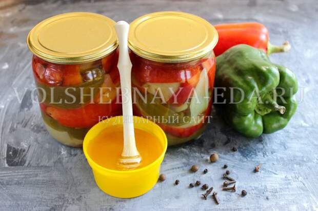 Маринованный перец с медом