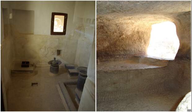 Баня и туалетная комната имама в замке на скале («Dar al-Hajar», Йемен). 