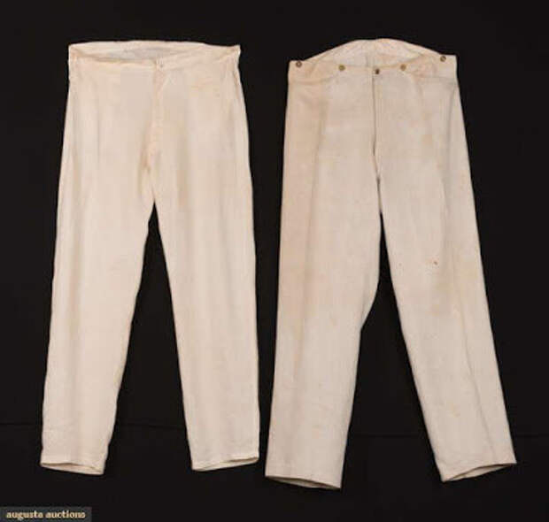 Нижние штаны/кальсоны 1820-35 гг