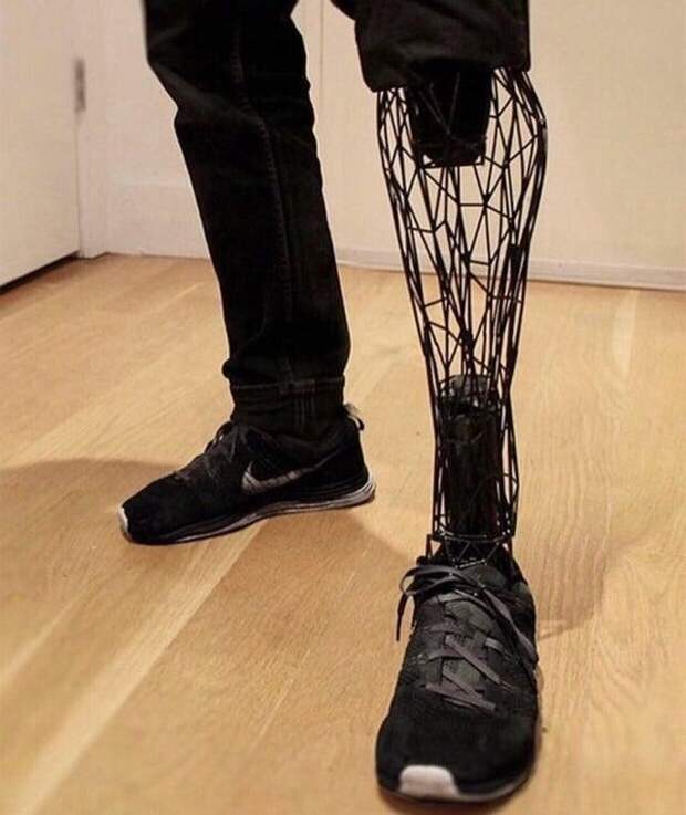 Протез, сделанный с помощью 3D-принтера Протез, сделанный с помощью 3D-принтера
