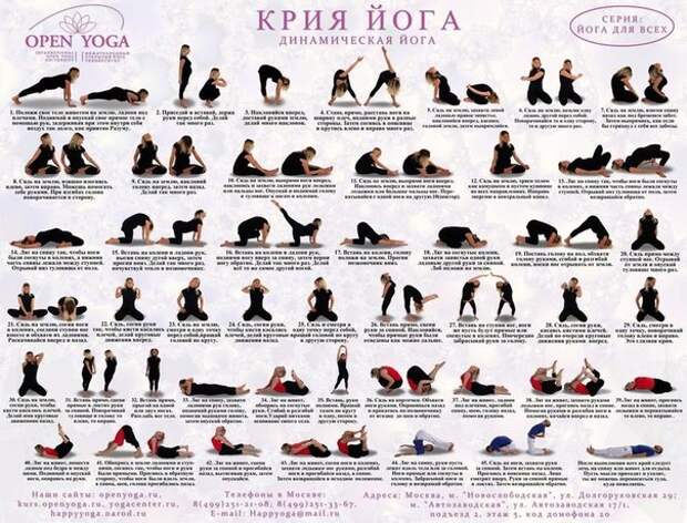 Упражнения Крия йоги.