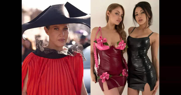 Винтаж, латекс и кружево: как и в чём Ксения Собчак, Ольга Карпуть, Елена Перминова, Катя Кищук и модные блогеры проводят время в Париже