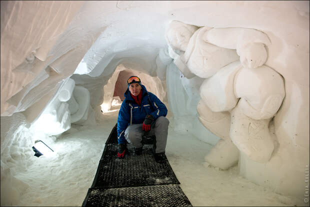 Альпы кроме лыж: Пещеры снежного грота Alpes19 Альпы кроме лыж: Пещеры снежного грота