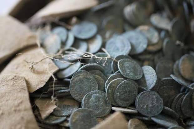600кг римских монет найдено в Испании