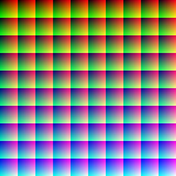 21. Так выглядит миллион цветов в одной картинке (каждый пиксель отличается по цвету): интересные фото, удивительное рядом, факты