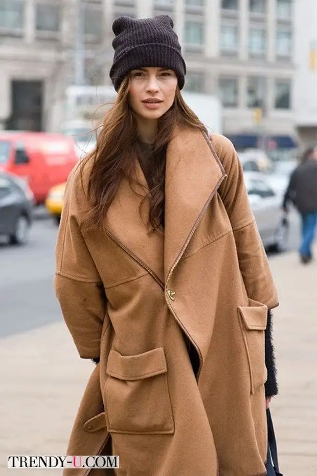 Цвет шапки под коричневое пальто
