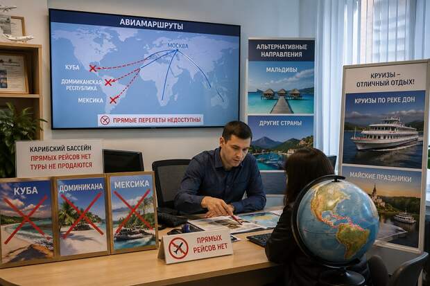 Ростовские туристы не смогут полететь в Мексику, Кубу и Доминикану