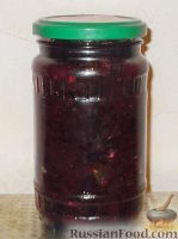 Фото к рецепту: Варенье яблочное с брусникой Фото к рецепту: Варенье яблочное с брусникой