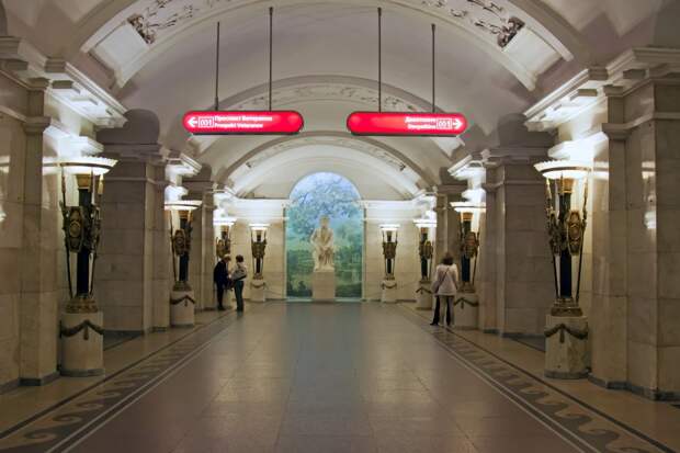 Пушкинская метро, питер, подземка