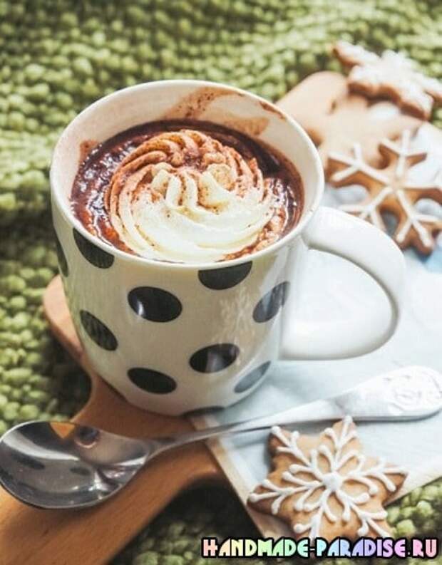 Вкусный десерт - молоко с шоколадной пастой Nutella (5)