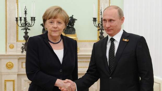 Президент России В.Путин встретился с канцлером Федеративной Республики Германия А.Меркель. Архивное фото