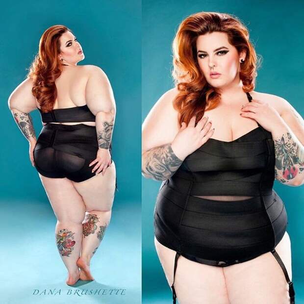 Another #flashbackfriday shooting with @danabrushette I miss my pinup days sometimes #effyourbeautystandards Фото: tessholliday