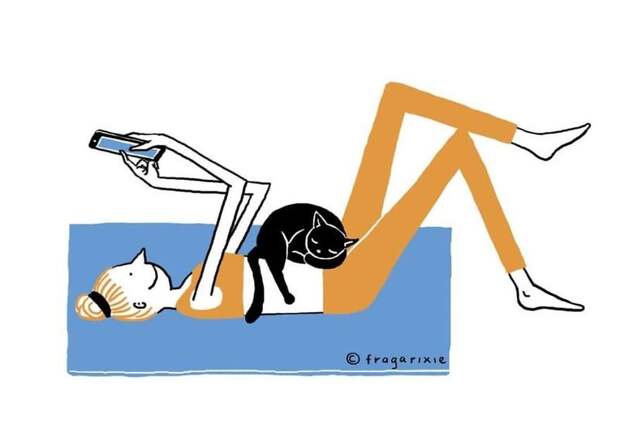 Мир сквозь экран — 25 милых иллюстраций об одержимости гаджетами