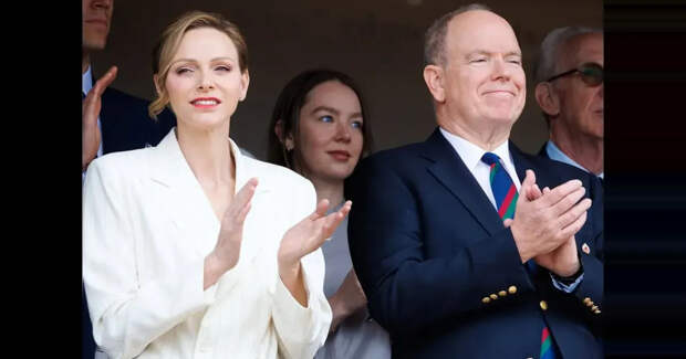 Княгиня Монако Шарлен, Шарлотта Казираги и Виктория Боня посетили игру Янника Синнера против Карлоса Алькараса