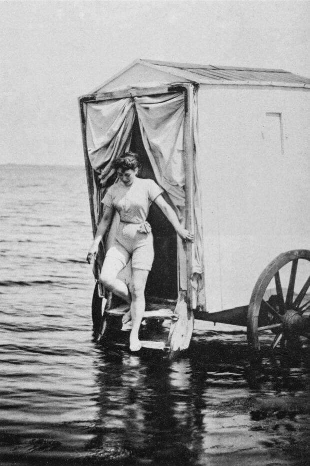 Машины для купания XIX-го столетия