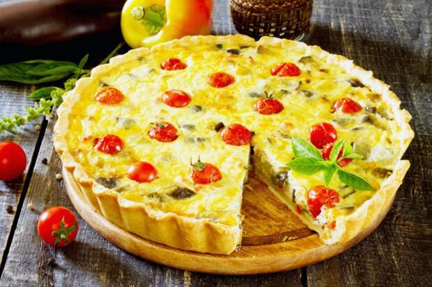 Пирог с несладкой начинкой