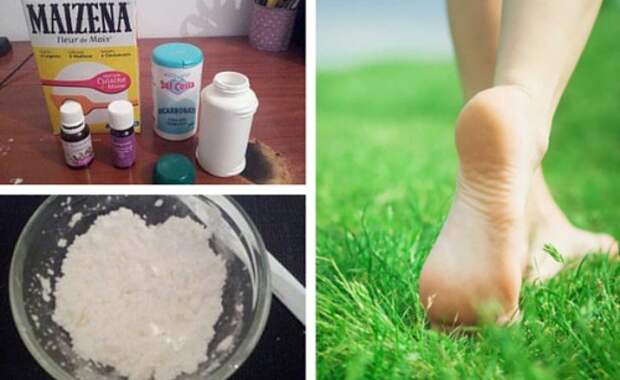 Как сделать сухой дезодорант для ног в домашних условиях?