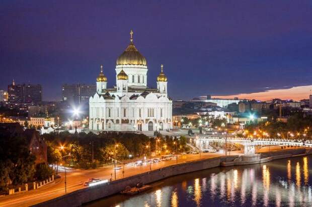 Великолепные фотографии храма Христа Спасителя (42 снимка)