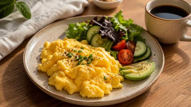 Спасение любого завтрака: яичница-болтунья заиграет новыми красками