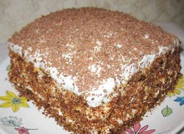 простой вкусный тортик