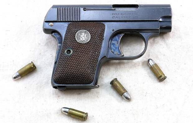 Colt Model 1908 Vest Pocket Hammerless. 25 ACP. / Фото: topwar.ru