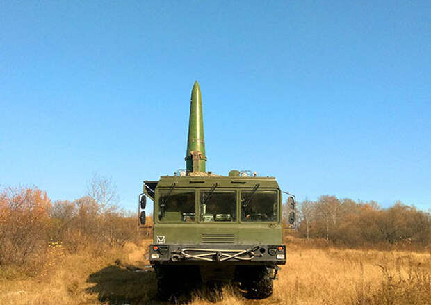 В Забайкалье с расчетами ОТРК «Искандер» соединения общевойсковой армии ВВО проведена тренировка по управлению ракетными ударами
