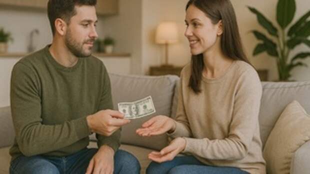 Зарплата за домашние дела / Изображение сгенерировано ИИ ChatGPT / amic.ru