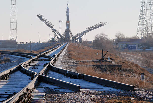 Старт корабля «Союз» к Международной космической станции