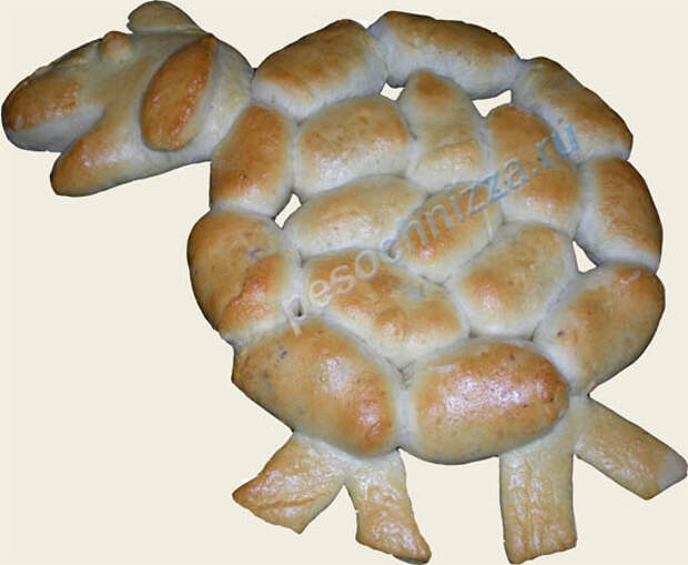 пасхальный ягненок из теста