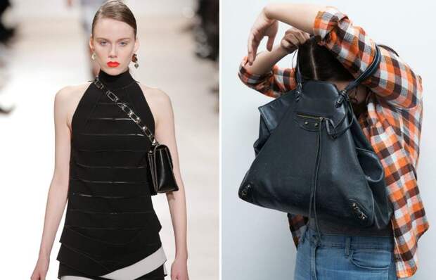 Как модно носить сумку: ожидание и реальность