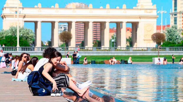 Температура воздуха в Москве 25 мая стала самой высокой с начала года