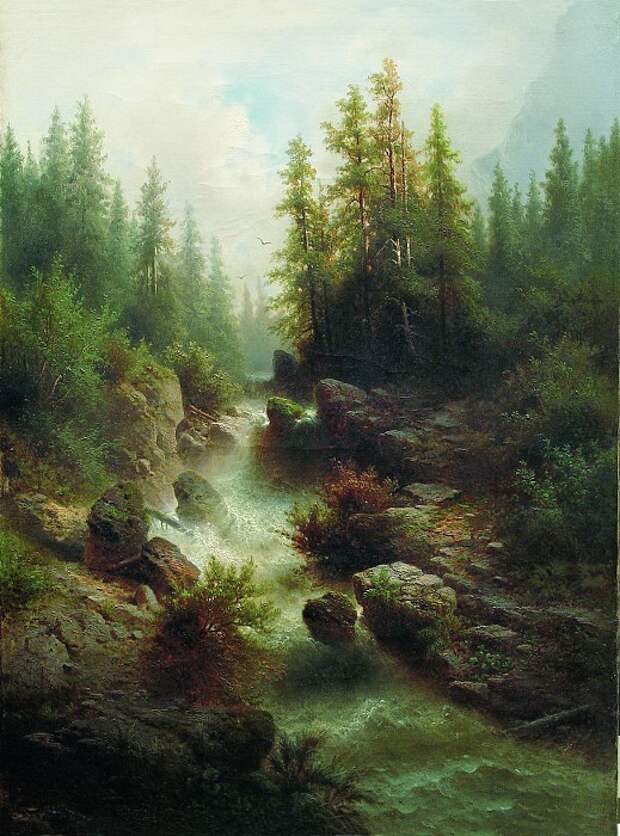 Таинственный художник Арсений Мещерский, который учился живописи с 3 лет и стал одним из лучших пейзажистов XIX века