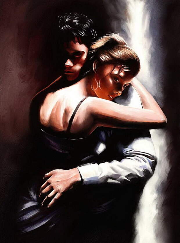 Красивые женщины на картинах Rob Hefferan