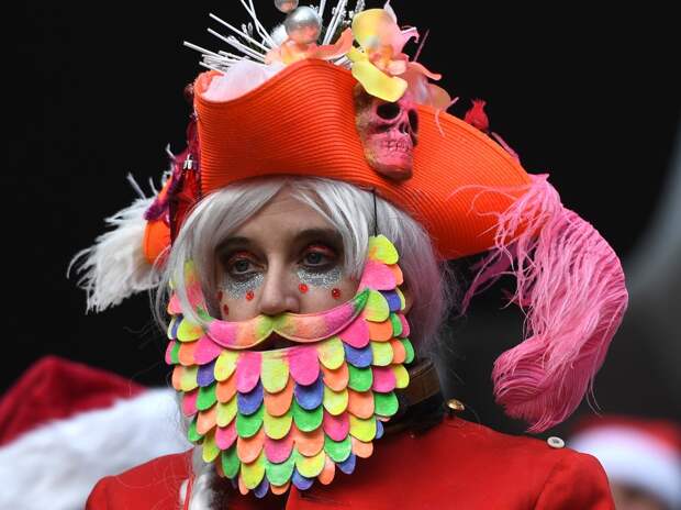 SantaCon 2018 в Лондоне, Париже, Сеуле, Нью-Йорке и других городах