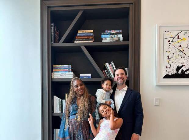 Теннисистка Серена Уильямс показала редкие фото с мужем и детьми