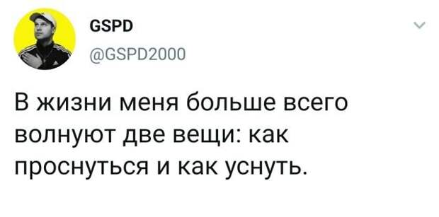 твит про сон